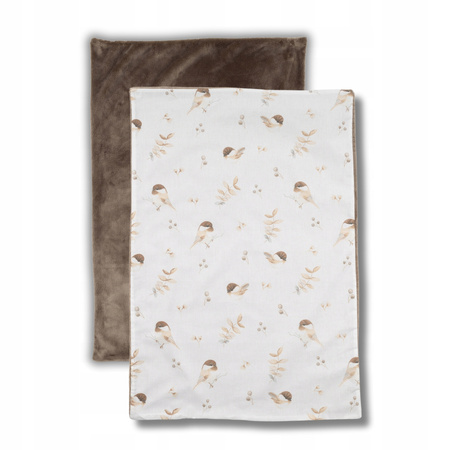 LAMA LOVE Kocyk dla niemowląt, 65x100, Wróbelki