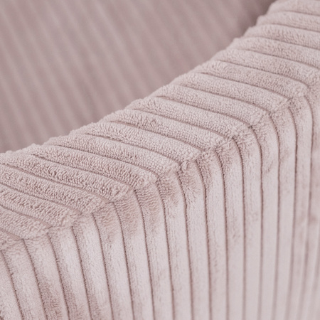 MISIOO Dry pool, 90x30 cm, round, light pink, premium corduroy