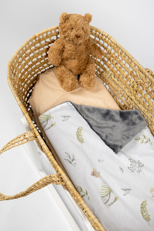 LAMA LOVE Kocyk dla niemowląt, 65x100, Gąski