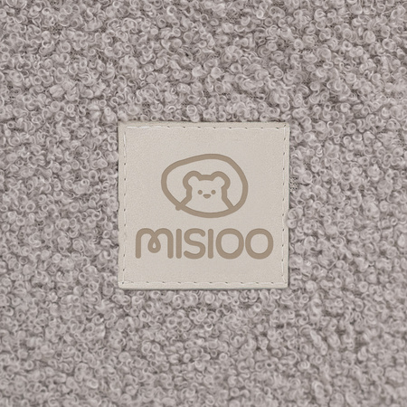 MISIOO Mini Spielplatz (+Pool und 100 Bälle), graues Lammfell