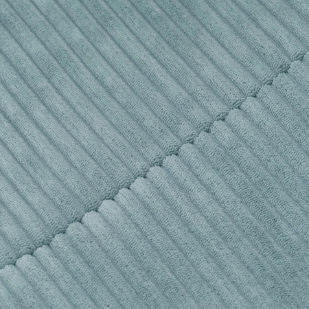 MISIOO Bällebad, blau, rund, Premium-Cord, 90x30, 200 Bälle: pearl, pearl mint, silber