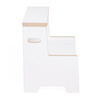 MISIOO Stołek, schodek dla dzieci, pomocnik Kitchen Helper – biały, Wooden Play
