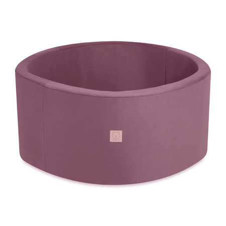 MISIOO Trockenbecken, 90x40 cm, rund, fliederfarben, Samt
