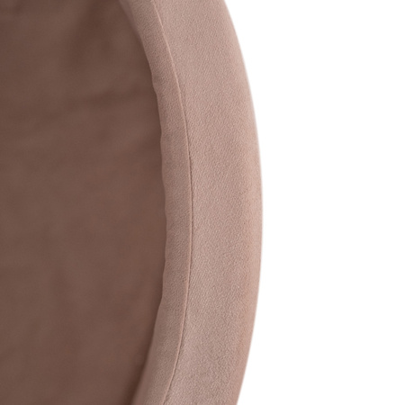MISIOO Bällebad, 90x30 cm, rund, gold (beige), Samt, Samt