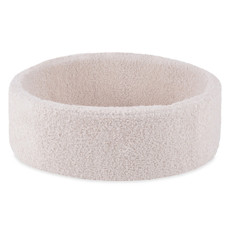 MISIOO Trockenpool, 90x30 cm, rund, cremefarben, Premium, Boucle