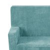 MISIOO Sofa z podłokietnikami Foldie, niebieski sztruks premium