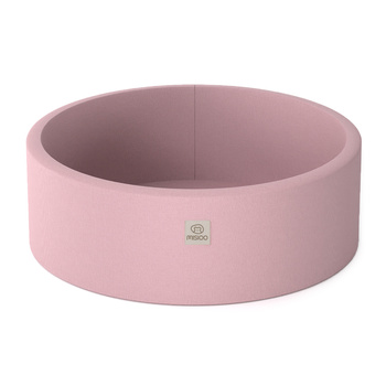 MISIOO Bällebad, 90x30 cm, rund, rosa, Baumwolle, smart
