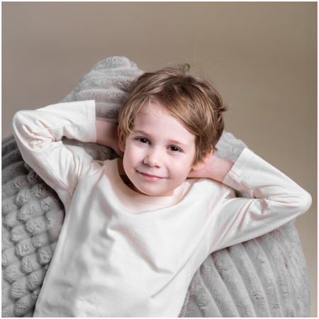 MISIOO Kindersackstuhl Sako, beige, Puffy Lamell, Größe S (85x80x75)