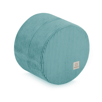 MISIOO Runder Sitzsack, 40x30 cm, blau, hochwertiger Kordsamt