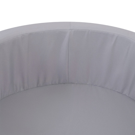 Misioo Bällebad, hellgrau, rund, aktiv, wasserdicht, 90x30, 200 Bälle: pearl, hellrosa, silber