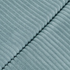 MISIOO tapis de fleurs, 115x115x5cm, bleu, velours côtelé de qualité supérieure, fleurs duveteuses