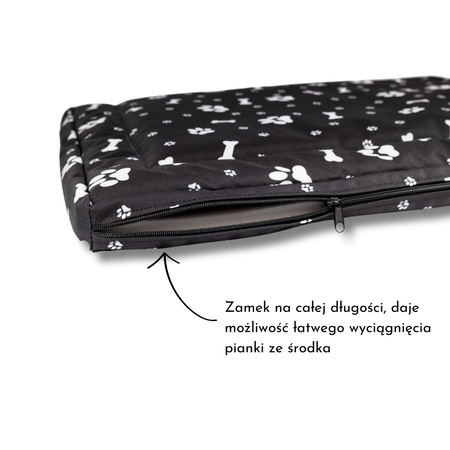 Wasserdichte Matratze Bett Schwarz mit Muster 100x70cm