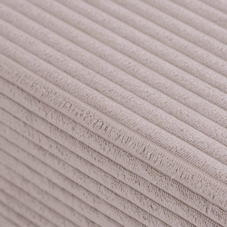 MISIOO Grand matelas avec dossier Foldie, velours côtelé rose clair premium