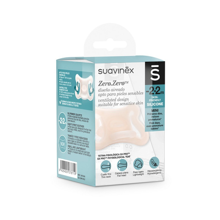 Suavinex SX Pro Zero -2-2m Physiologischer Silikonsauger für Frühgeborene