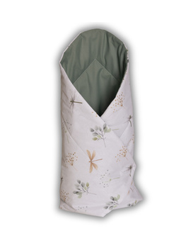 LAMA LOVE Rożek niemowlęcy, 80x80, Ważki