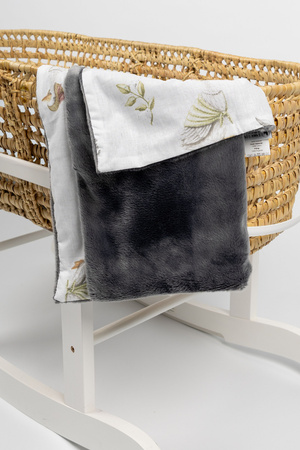 LAMA LOVE Kocyk dla niemowląt, 65x100, Gąski