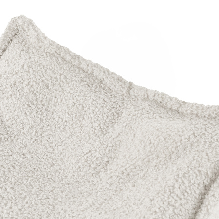 MISIOO pouf, 60x60 cm, floor cushion , cream, boucle premium