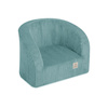 MISIOO Sessel, hochwertiger blauer Kord