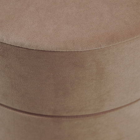 MISIOO Hocker, 46x25 cm, Teddybär, gold (beige)