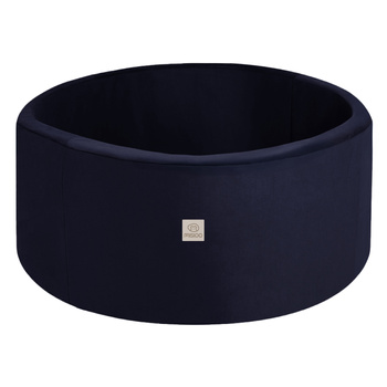 MISIOO Dry Kinderbecken, 90x40 cm, Indigo, Samt