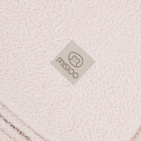 MISIOO Schlafsofa Foldie, cremefarbenes Lammfell