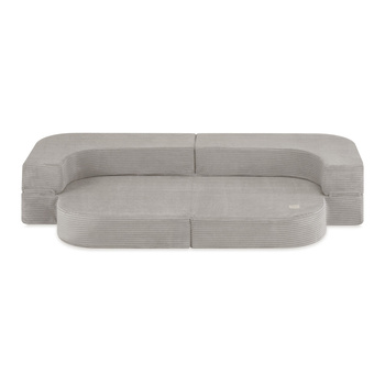 MISIOO Sofa Bed Foldie, beżowy sztruks premium