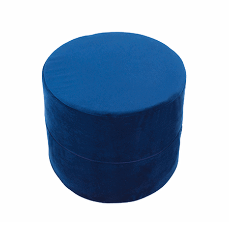 MISIOO Hocker, 40x30 cm, rund, navy blau