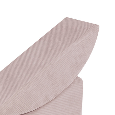 Kinder Chaiselongue Faltbare Schaumstoff Spielplatz Rosa Cord 145x35x45cm