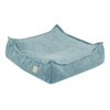 MISIOO pouf, 60x60 cm, floor cushion , blue, premium corduroy