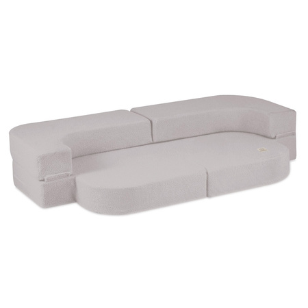 MISIOO Sofa Bed Foldie, szary baranek