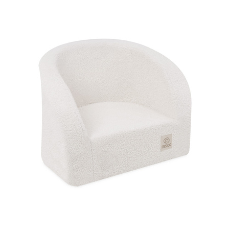 MISIOO Sessel, cremefarbenes Lammfell