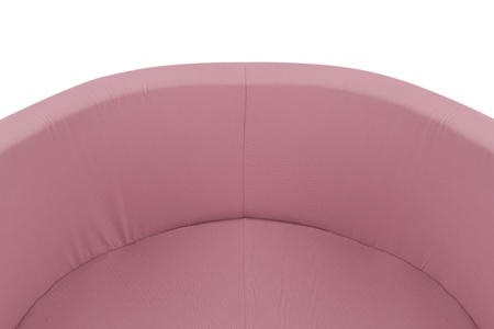 MISIOO Piscine sèche, 90x40 cm, ronde, rose, coton, smart