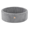 MISIOO Playground Dry pool 90x30 + step (+200 balls: pearl, silver, light blue), gray, premium corduroy