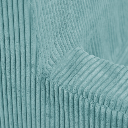 MISIOO Foldie Sofa mit Armlehnen, Premium Cord blau