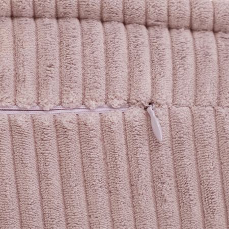 MISIOO Fotel rozkładany dla dziecka, 150x60x25 cm, różowy sztruks premium