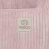 MISIOO Spielplatz Bällebad + Dreieck (+200 Bälle: pearl, gold, pearl blassrosa), Blassrosa, Premium Cord