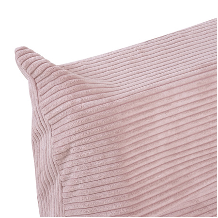 MISIOO  Ergonomiczny fotel wypoczynkowy dla dzieci MOONI, jasny róż, sztruks premium