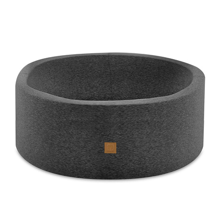 MISIOO Dry pool, 90x30 cm, round, graphite, cotton, smart