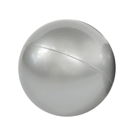 MISIOO Trockener Billardball, 6 cm, silber