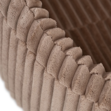 MISIOO Piscine sèche, 90x30 cm, ronde, Mocha, Brown, Puffy Lamell