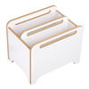 MISIOO Toy box, oragnizer, white, Wooden Play