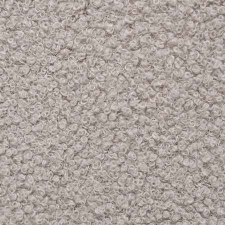 MISIOO Trockenes Blumenbecken mit Matte, graues Lammfell