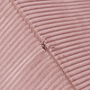 MISIOO Rund Sitzsack, 40x30 cm, rosa, hochwertiger Kord