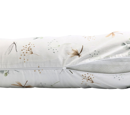 LAMA LOVE Poduszka ciążowa do spania, 300 cm, Ważki