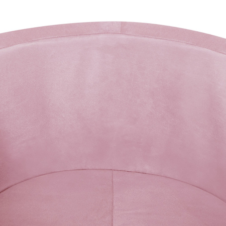 MISIOO Suchy basen, 90x40 cm, okrągły, różowy, velvet