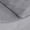 Kinder Chaiselongue Faltbar Schaumstoff Spielplatz Grau Cord 145x35x45 cm