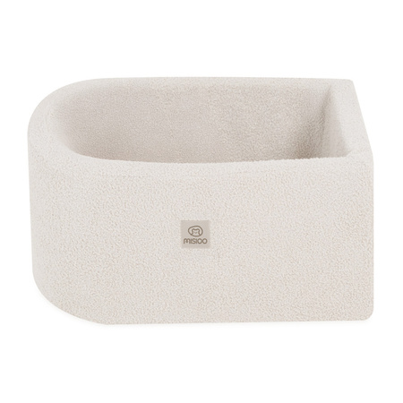 MISIOO Plac zabaw Mini (+basen i 100 piłek: perłowy, złoty), kremowy baranek