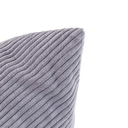 MISIOO, Pufa worek, 120x80 cm, szary, sztruks premium