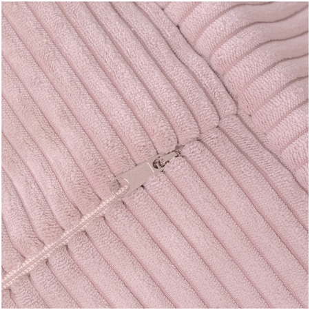 MISIOO Fotel worek Sako, jasny róż, sztruks premium, rozmiar S (85x80x75)