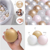 MISIOO Bälle für das Bällebad, 6 cm, 200er Set: Perle, Gold, Hellrosa